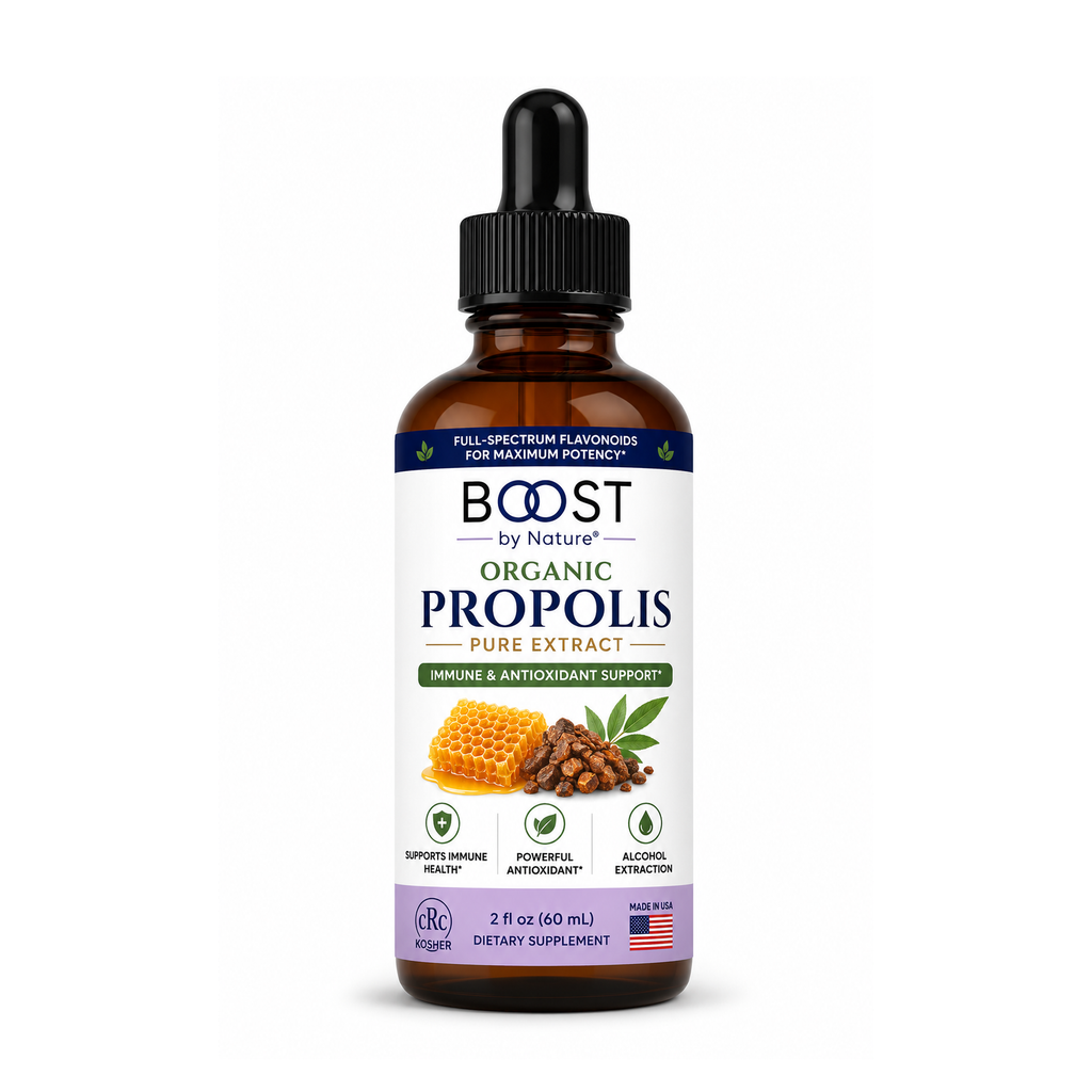 Boost by Nature Organic Propolis Extract 2 fl oz bottle