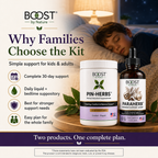 Why families choose the complete 30-day pinworm support kit
