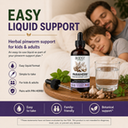 ParaHerb Liquid easy herbal pinworm support lifestyle image for families