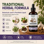 ParaHerb Liquid traditional herbal formula with garlic black walnut wormwood and clove
